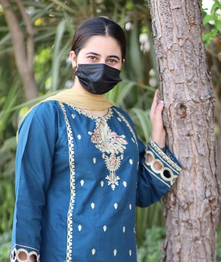 🌿 Premium Cotton Embroidered 2-Piece Suit 🌿